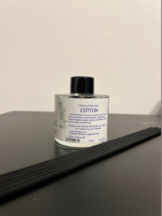Odorizant cu betisoare Cotton 100ml [2]