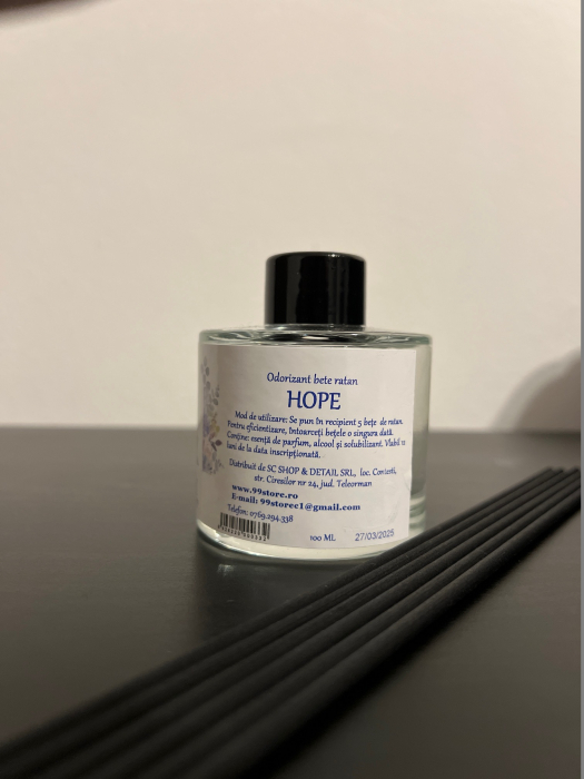 Odorizant cu betisoare Hope 100ml [2]