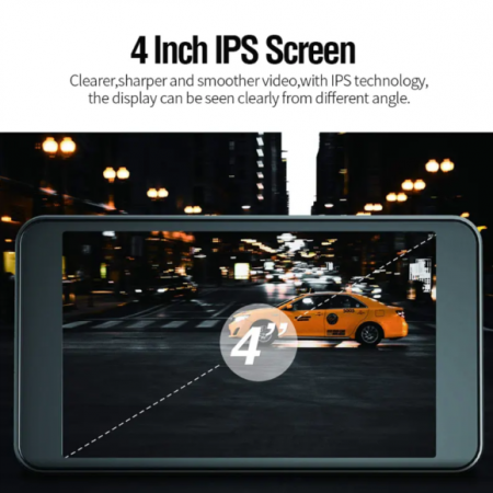 Cameră Auto DVR Dual Lens Full HD 4” [3]
