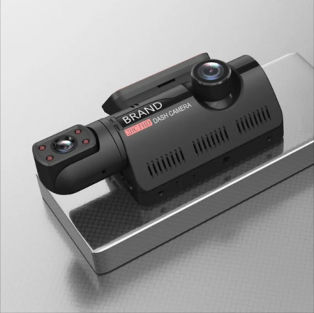 Cameră Auto DVR Full HD 1080P cu Dublă Lentilă – Înregistrare Față + Interior, Unghi Larg, Night Vision [3]