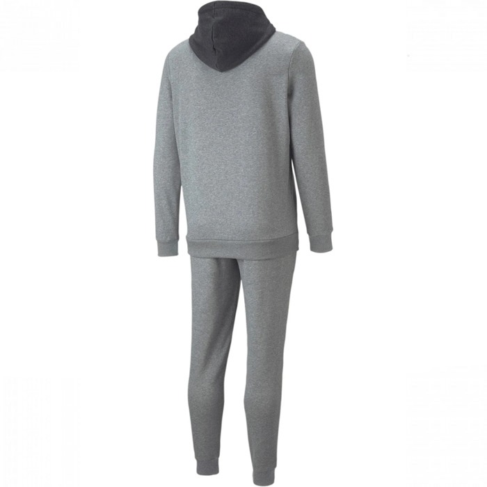 hooded sweat suit fl cl medium gray heat 670034-03 [2]