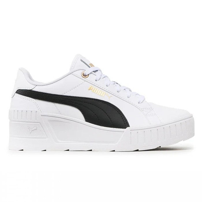 Karmen Wedge PUMA White-PUMA Black-Gold 390985-02 [1]