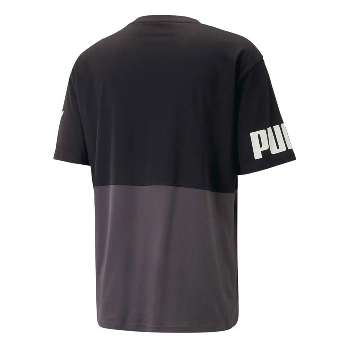 puma power colorblock tee puma black 673321-01 [2]