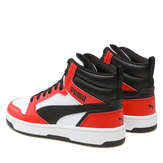 Puma Rebound V6 Mid Jr PUMA White-PUMA B 393831-03 [4]
