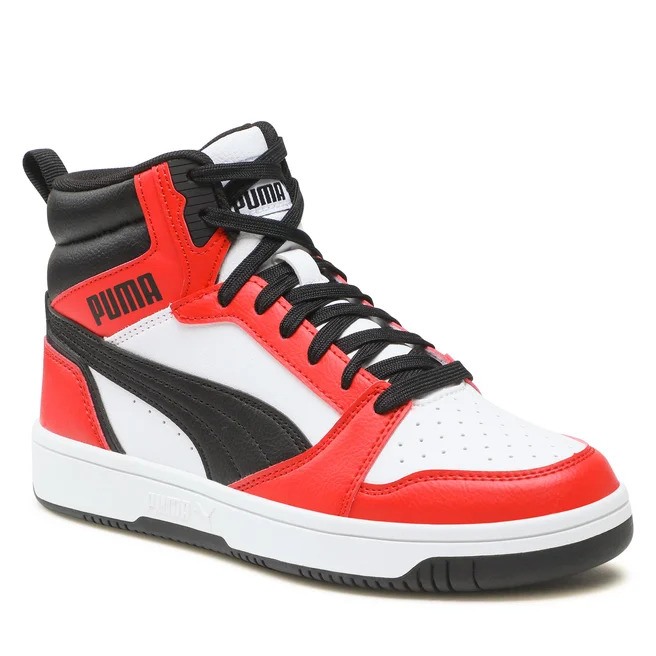 Puma Rebound V6 Mid Jr PUMA White-PUMA B 393831-03 [2]