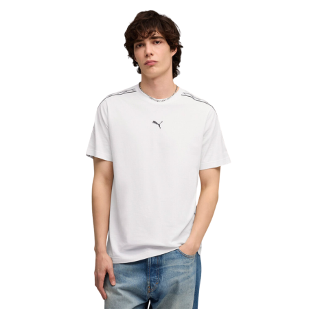 Tricouri barbati - ESS TAPE Tee PUMA White 691693-02