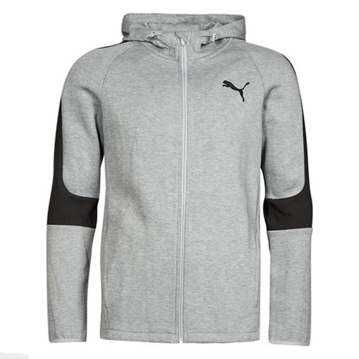 evostripe core fz hoodie medium gray hea 585812-03 [0]