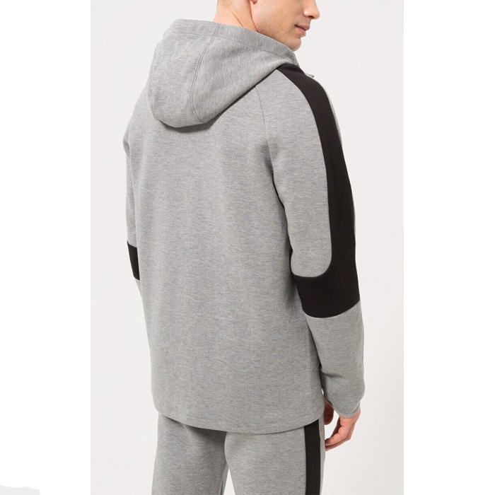 evostripe core fz hoodie medium gray hea 585812-03 [1]