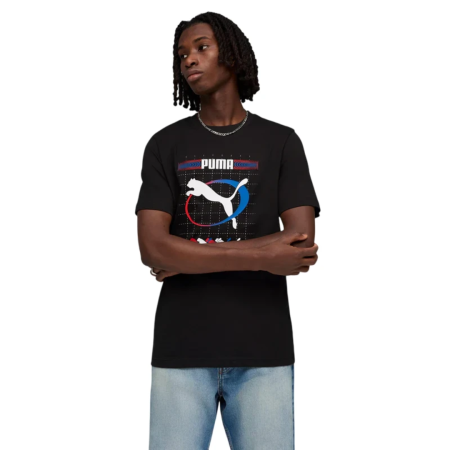Tricouri barbati - GRAPHIC Execution Tee PUMA Black 691786-01