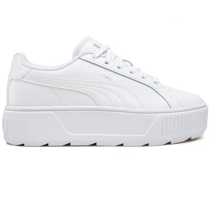 Pantofi sport damă - karmen l jr puma white-puma white 387374-01