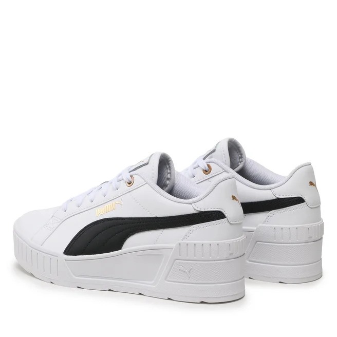 Karmen Wedge PUMA White-PUMA Black-Gold 390985-02 [3]