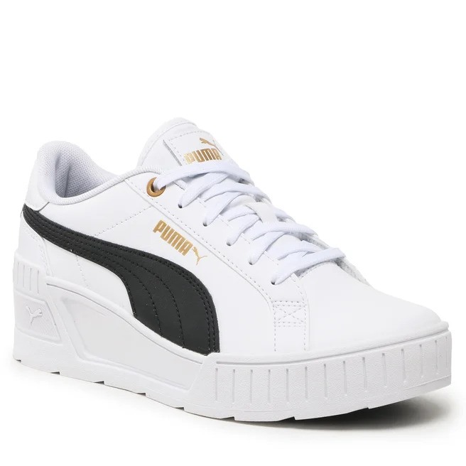 Karmen Wedge PUMA White-PUMA Black-Gold 390985-02 [1]