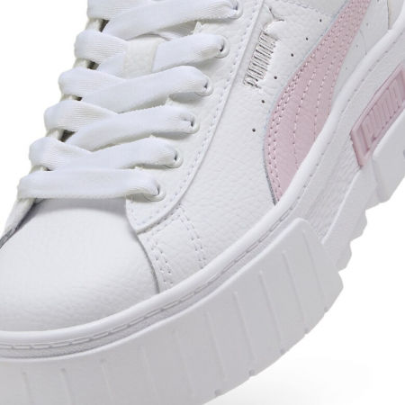 Mayze Lth Jr PUMA White-Rose Mauve 384527-31 [4]