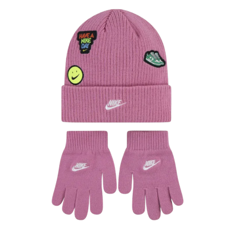 Căciula - NAN NIKE PATCH PEAK BEANIE SET 9A3135-ACG