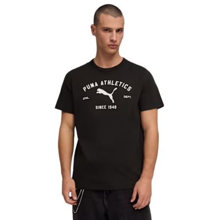 Tricouri barbati - PUMA CLASS Graphic Tee PUMA Black 692226-01