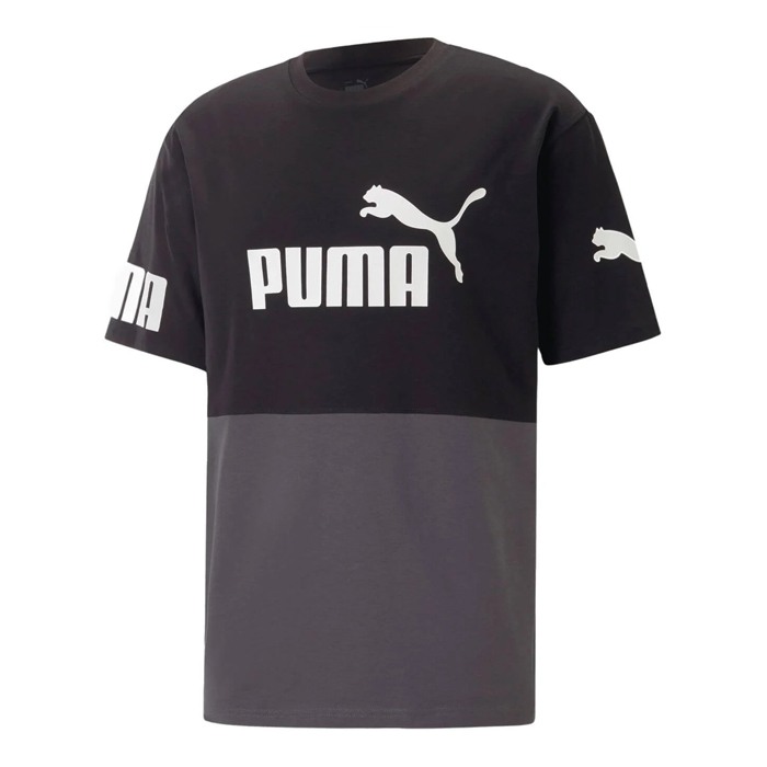puma power colorblock tee puma black 673321-01 [0]
