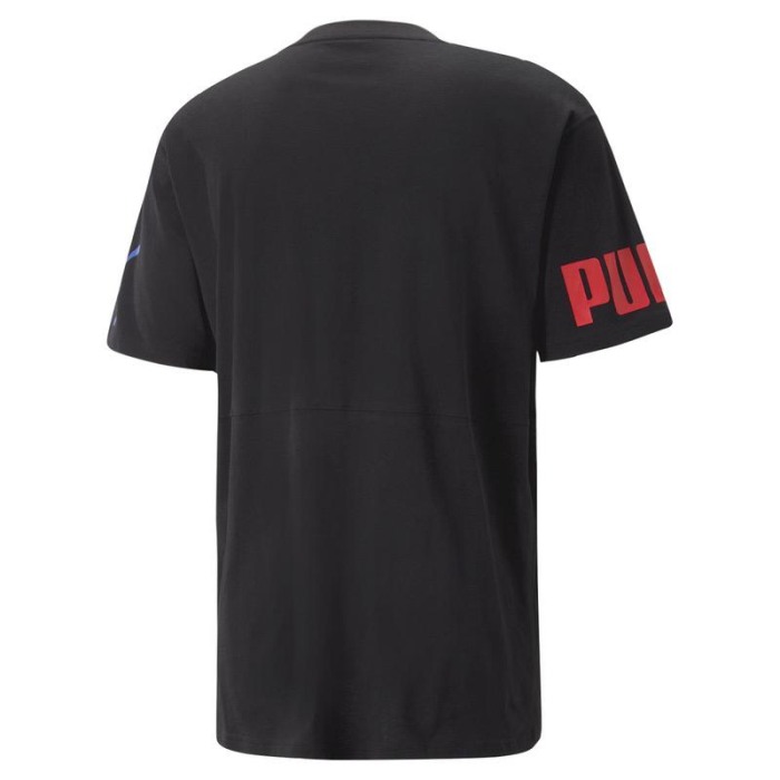 puma power colorblock tee puma black-war 673321-56 [1]