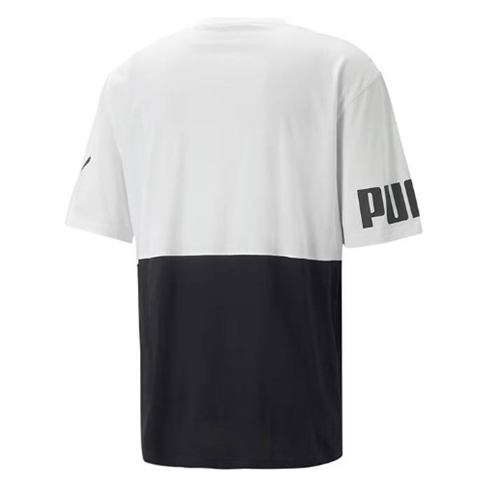 puma power colorblock tee puma white 673321-02 [1]