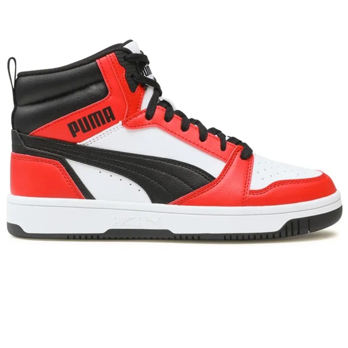 Puma Rebound V6 Mid Jr PUMA White-PUMA B 393831-03 [0]