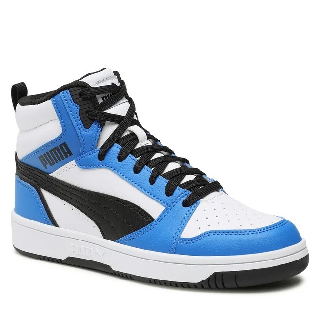 Puma Rebound V6 Mid Jr PUMA White-PUMA B 393831-06 [1]