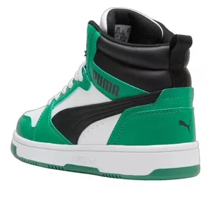 Puma Rebound V6 Mid Jr PUMA White-Archiv 393831-10 [2]