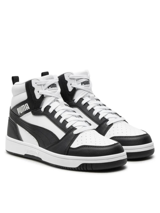Puma Rebound V6 Mid Jr PUMA White-PUMA B 393831-01 [1]
