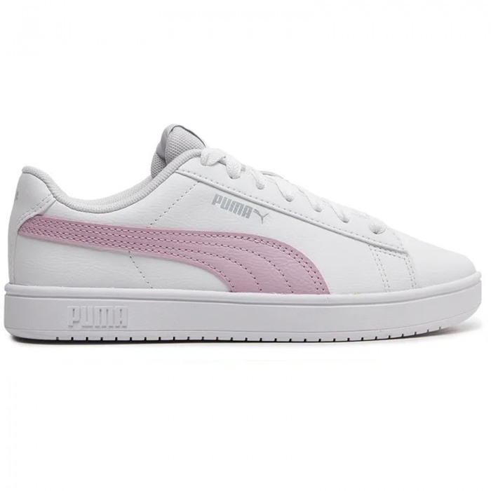puma rickie classic jr puma white-grape 394252-10 [0]