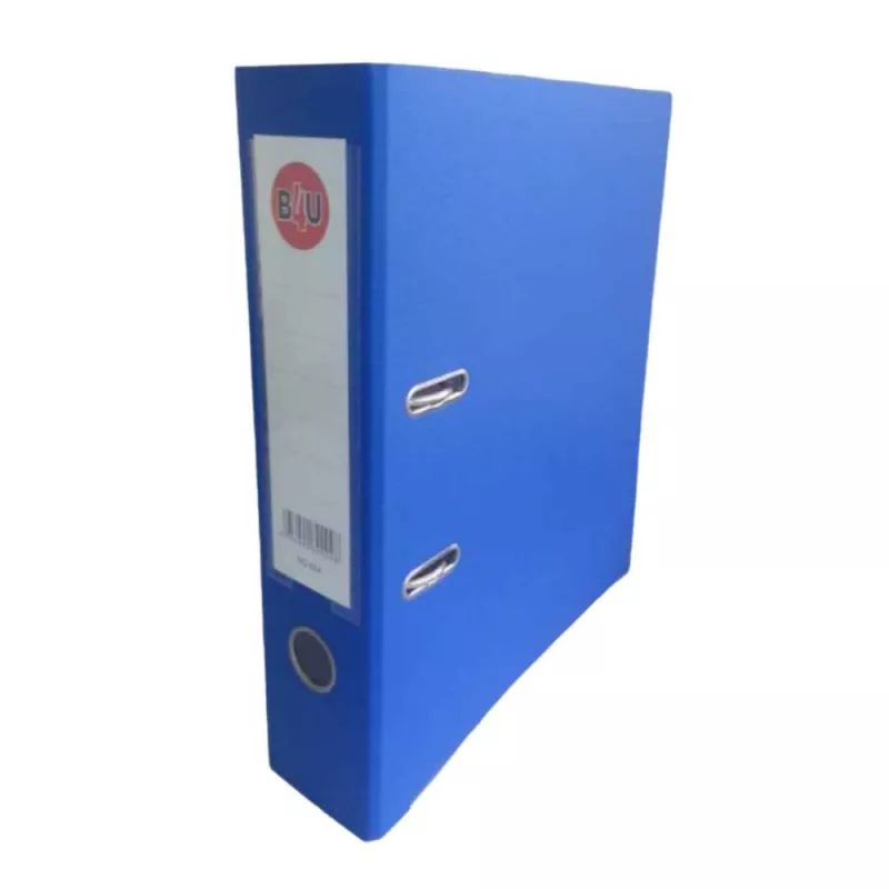 Papetarie si birotica - Biblioraft plastifiat A4, 7.5cm, albastru, B4U