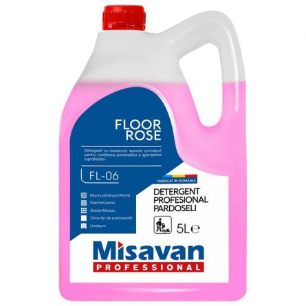 Detergenti - Detergent universal pardoseli Misavan Professional Floor Rose 5L