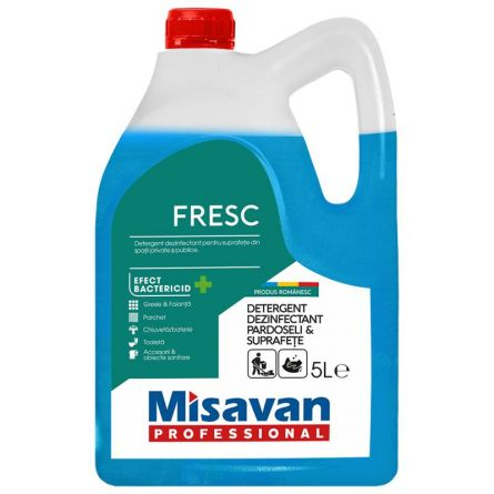 Detergenti - Dezinfectant detergent pardoseli Misavan Professional Fresc 5l