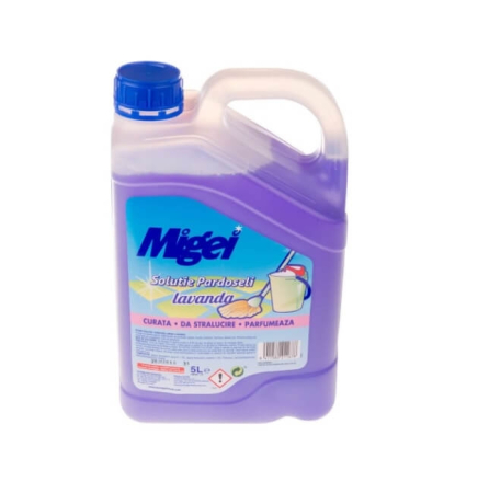 Detergenti - MIGEI Manual -detergent universal pentru pardoseala cu parfum de lavanda, Asevi, 5L