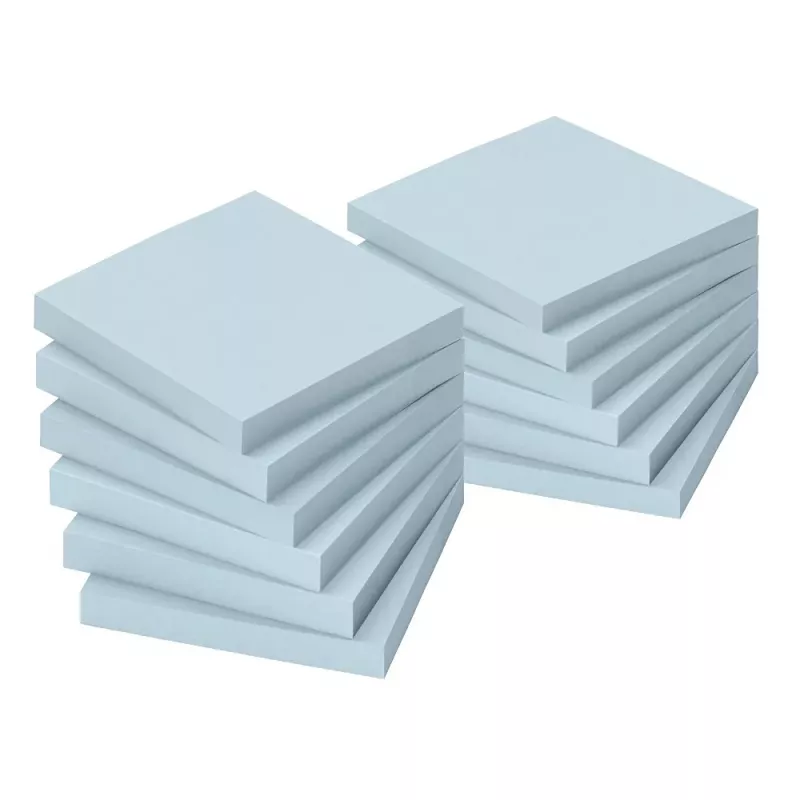 Papetarie si birotica - Notite adezive 76x76mm, albastru pal