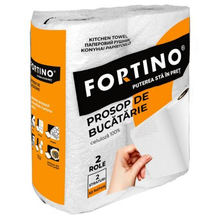 Hartie - Prosop de bucatarie Fortino, 2 straturi, 2 role/set