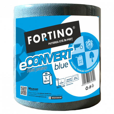 Hartie - Prosop hartie eConvert Blue, Fortino, 1 strat, 155m