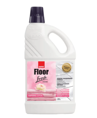 Detergenti - SANO FLOOR FRESH HOME PAMPERING COTTON Manual 2L, detergent pardoseala