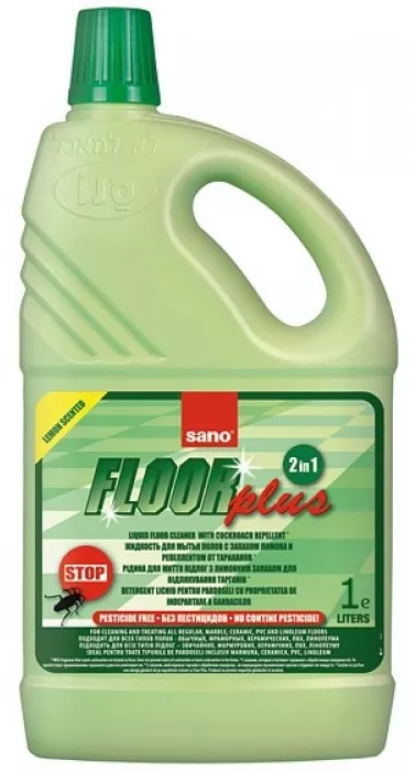 Detergenti - SANO FLOOR PLUS Manual, 1l, detergenti pardoseala 3 in 1