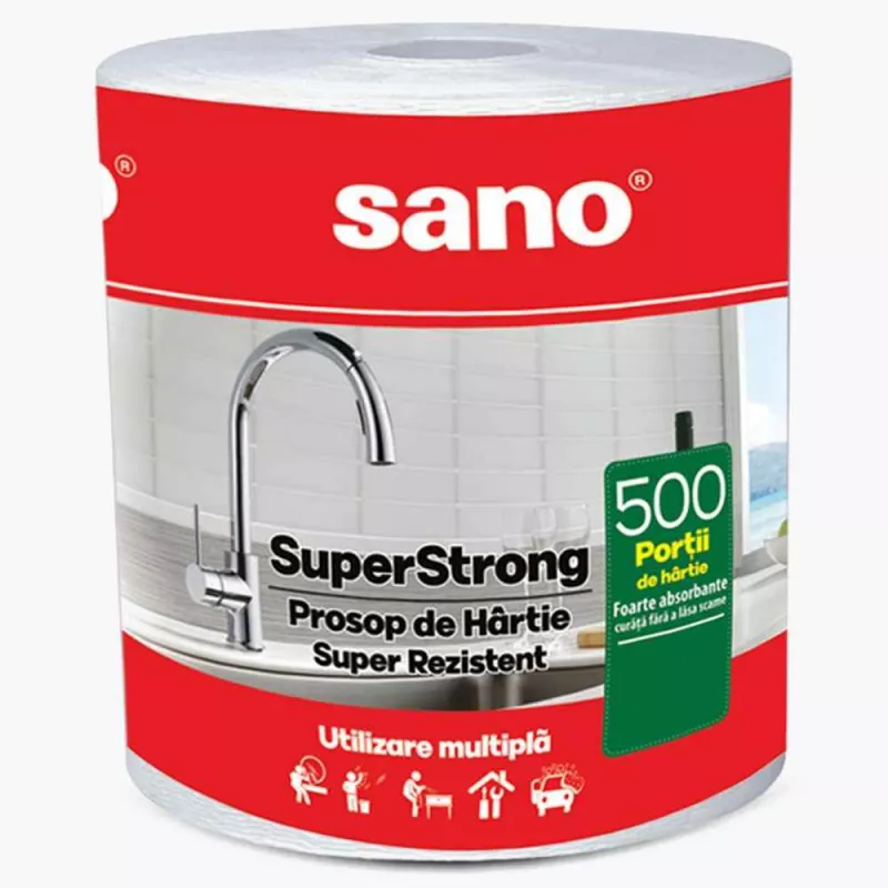 Hartie - SANO Prosop din hartie monorola, 60 metri, portionata in 275 foi.