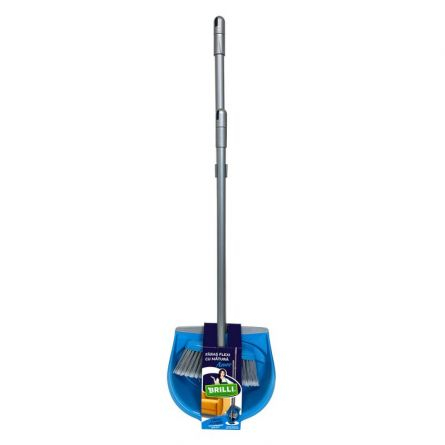 Articole curatenie - Set faras cu coada flexibila si matura Brilli, azure