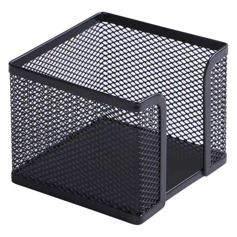 Papetarie si birotica - Suport cub hartie metal CN 908 9x9 cm tip Mesh