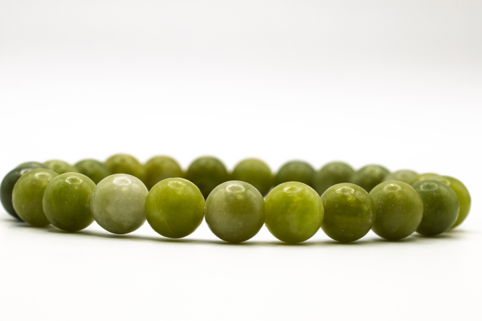 Brățară Jad Verde 8 mm – piatră naturală pentru prosperitate și noroc [2]