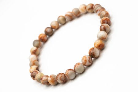 Bratari Pietre Naturale 4-6mm - Brățară Blood Spider Stone natural 6mm piatră elastică unisex ABSTRION