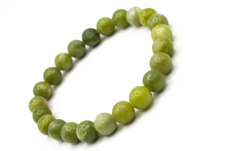 Bratari Pietre Naturale 8-9mm - Brățară Jad Verde 8 mm – piatră naturală pentru prosperitate și noroc