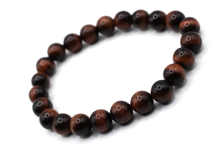 Bratari Pietre Naturale 8-9mm - Brățară Ochi de Taur natural 8.5mm piatră elastică unisex ABSTRION