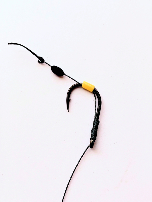 Set 2 Monturi Pescuit Crap cu Plumb Inline si Carlige Teflonate Nr 4 ACA Fishing [2]