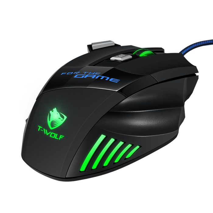 Mouse Gaming, USB cu Fir, 7 Butoane, DPI 800-1200-2400 [18]