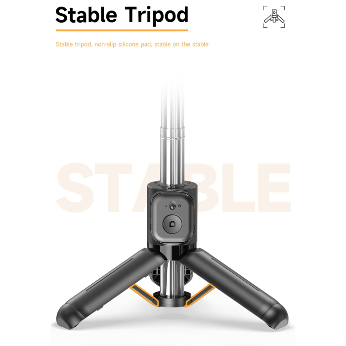 Trepied Selfie Stick Bluetooth cu Telecomandă [4]