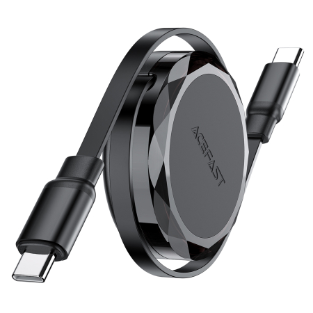 Produse - Cablu USB-C Retractabil 60W, 0.8m, Fast Charging