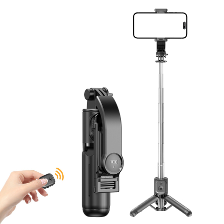 Produse - Trepied Selfie Stick Bluetooth cu Telecomandă