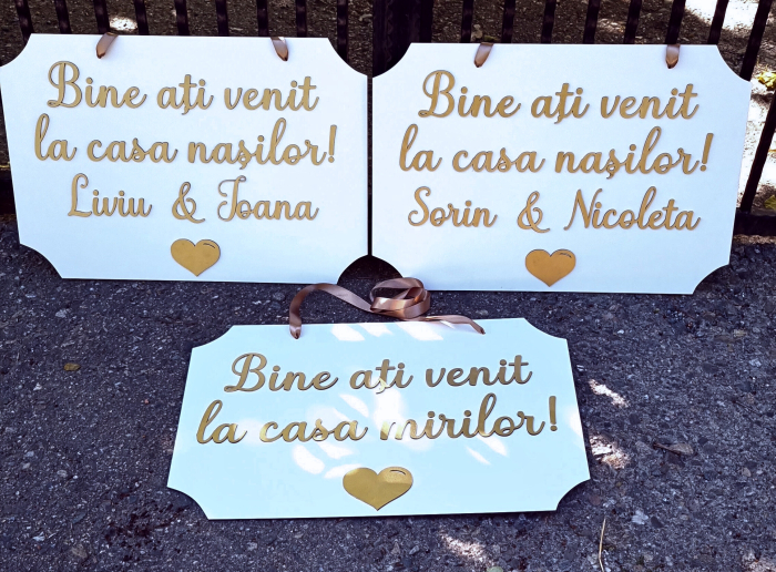Plăcuțe "Bine ati venit!" [2]