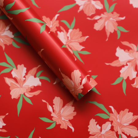 Ambalaje pentru flori - Hârtie decorativă impermeabilă cu imprimeu floral